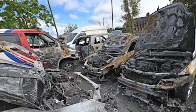 Police issue new appeal as they investigate Telford fire that destroyed cars