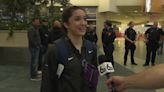 Going for the gold! Idaho boxer Alyssa Mendoza gets a police escort as she begins her Olympic journey