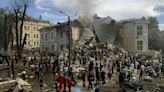 Russian missiles kill 24 in Ukraine, gut Kyiv children’s hospital