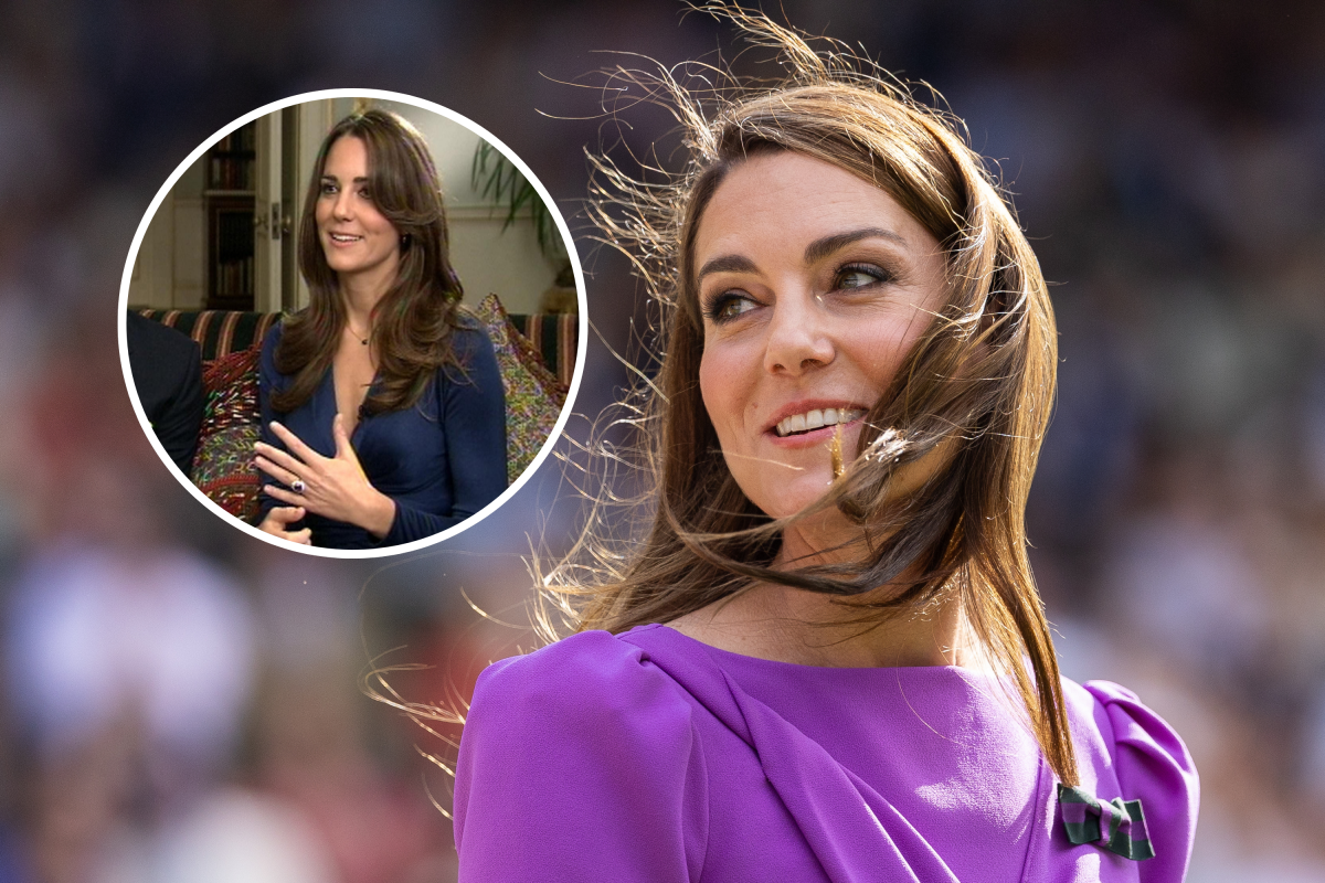 Princess Kate's interview "nerves" caught on camera