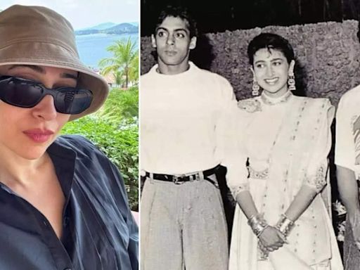 Karisma Kapoor remembers Sachin Tendulkar’s visit to Andaz Apna Apna sets: 'He was just this teen sensation' | Hindi Movie News - Times of India