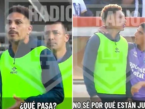 Filtran la tensa discusión entre Guerrero y 'Chicho' Salas durante el partido ante Alianza Lima