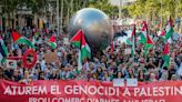 Miles de personas se manifiestan en España contra el "genocidio" de la Franja de Gaza