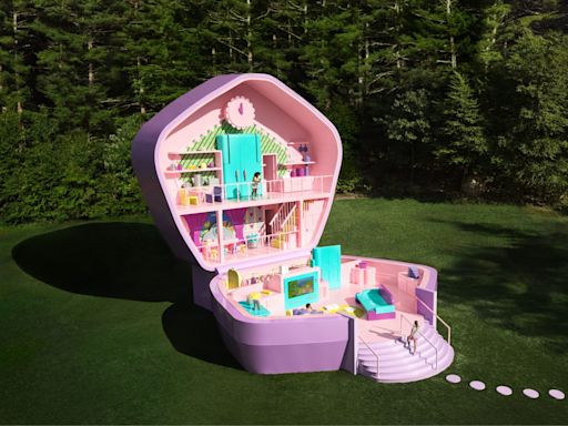 Airbnb just listed a life-sized Polly Pocket house–and it doesn’t have a roof, a shower, or blankets