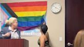 Fact Check: Video Shows Mother Tearing Teacher's Pride Flag Off Wall in Public School Classroom?