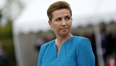 Atacan a la primera ministra de Dinamarca, Mette Frederiksen, en Copenhague