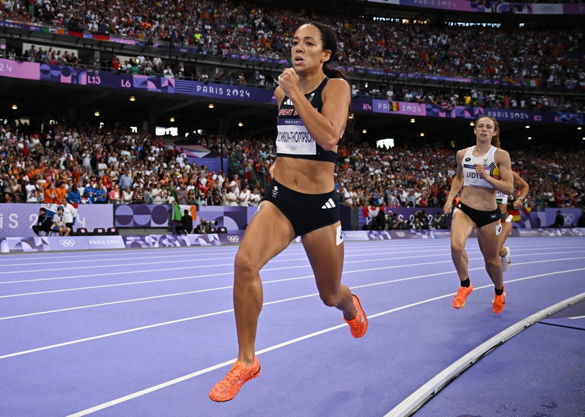 Olympics 2024 LIVE: Katarina Johnson-Thompson takes silver in thrilling heptathlon 800m finale