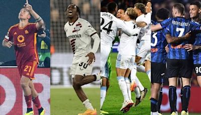 Roma-Leverkusen y Marsella-Atalanta, semifinales de la Europa League