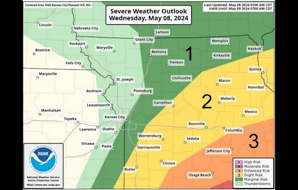 Tennis ball-size hail, tornadoes possible as stormy day continues in Kansas City area