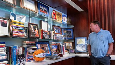 Inside the inner office of Kansas coach Bill Self, where every object tells his story