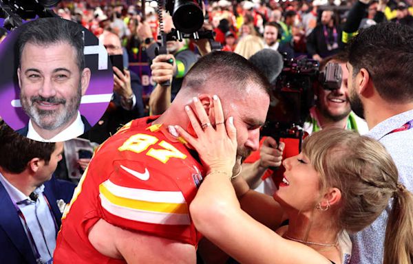 Fans Have Mixed Reactions to Jimmy Kimmel's Brazen Joke About Travis Kelce and Taylor Swift's Relationship