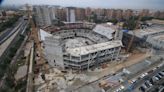 El aparcamiento del Roig Arena podrá empezar a funcionar antes de que concluyan las obras del pabellón
