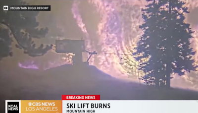 SoCal Ski Resort Saved By Snow-Making Machines During Bridge Fire