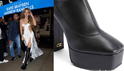 Shakira Wears Giuseppe Zanotti Black Shoes to Met Gala 2024 After Parties