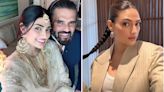 Athiya Shetty styles father Suniel Shetty's blazer. Here's the final result