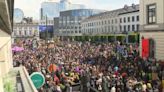 Varios miles de personas marchan en Bruselas en protesta contra la extrema derecha