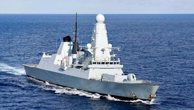 Royal Navy destroyer HMS Diamond shoots down missile fired by Houthis in Yemen