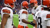 Amari Cooper douses Browns QB Joe Flacco with slime