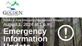 Emergency Information Update: August 1, 2024 1:00 p.m. - The Golden Star