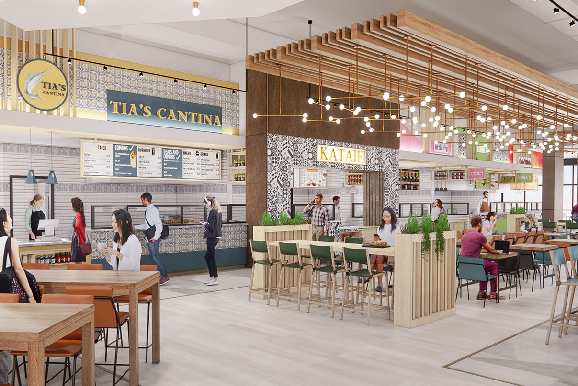 Silver Spring food hall Solaire Social opens in May - WTOP News