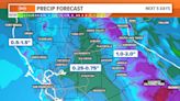 As one weather system leaves, another one approaches Northern California