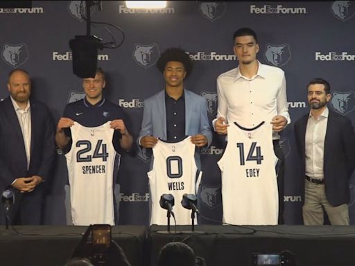 Memphis Grizzlies sign rookies Zach Edey and Jaylen Wells to multi-year deals, acquire rights to Cam Spencer