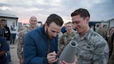 Chris Evans Explained The Picture Of Him Seemingly Signing A Bomb For Armed Forces