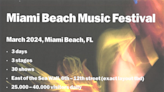 Miami Beach da el visto bueno inicial a un gran festival de música a partir de 2024
