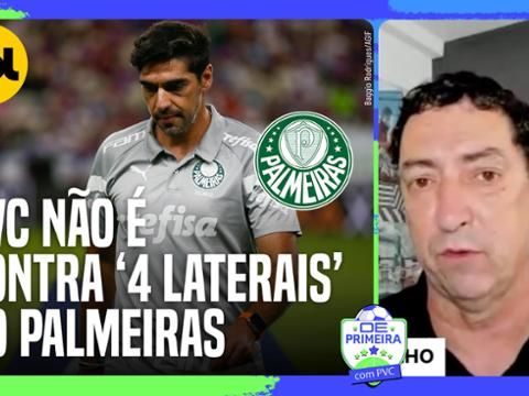 PALMEIRAS NÃO JOGOU COM 4 LATERAIS? 'A FUNÇÃO DO JOGADOR É OUTRA. NÃO É UM PROBLEMA', DISPARA PVC