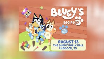 Bluey’s Big Play coming to Buddy Holly Hall in August