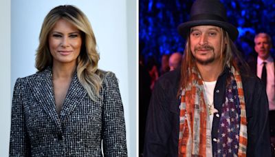 Melania Trump's reaction to Kid Rock's RNC performance goes viral