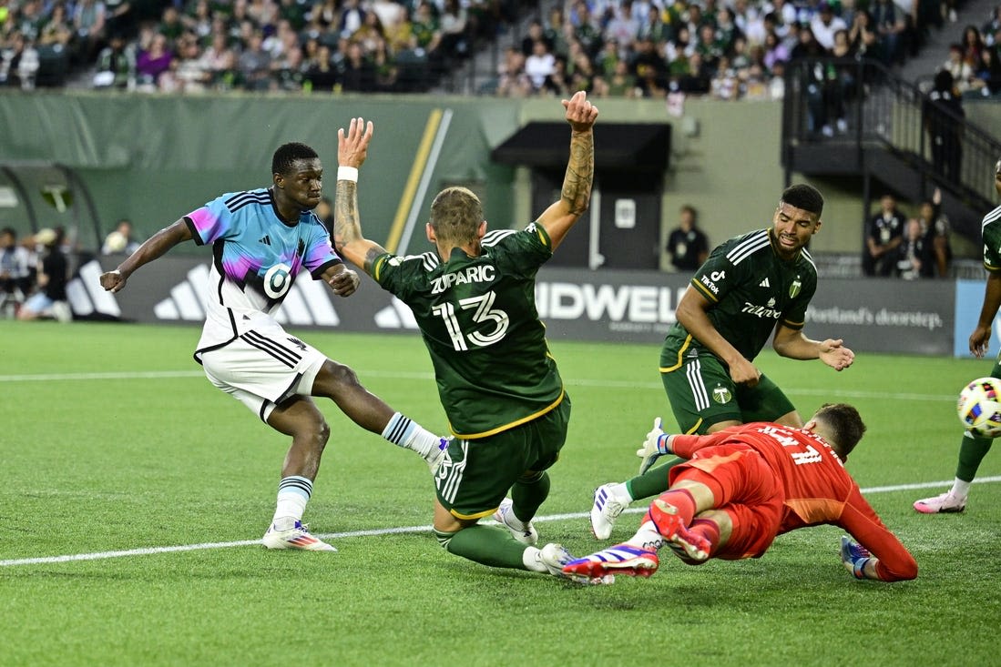 Deadspin | Jonathan Rodriguez's goal lifts Timbers past Minnesota United