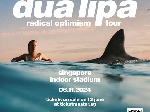 Dua Lipa’s tour to head to Singapore on 6 Nov & Kuala Lumpur on 23 Nov