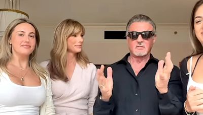 Sylvester Stallone Gets Pranked by Jennifer Flavin and Daughters in 'Just Give Me My Money' TikTok Trend