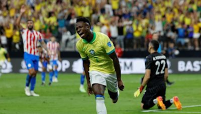 Brasil se recupera y arrolla 4-1 a Paraguay en Las Vegas con show de Vinicius