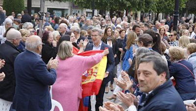 EN IMÁGENES: Así fue el mitin de Feijóo en Gijón en la campaña de las elecciones europeas