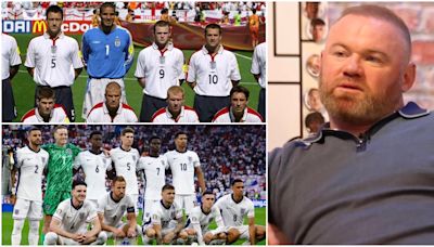 Wayne Rooney names the current England players who would get into the Golden Generation XI