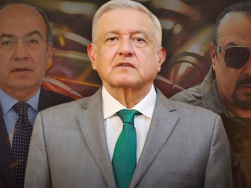 AMLO rechaza confesión de Felipe Calderón a Pepe Aguilar sobre 35 años de narco y violencia