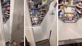 Woman reveals secret door concealed within her pantry