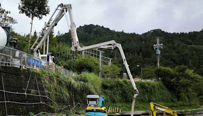 杉林溪聯外道崩坍搶修工程 拚9月底恢復通車