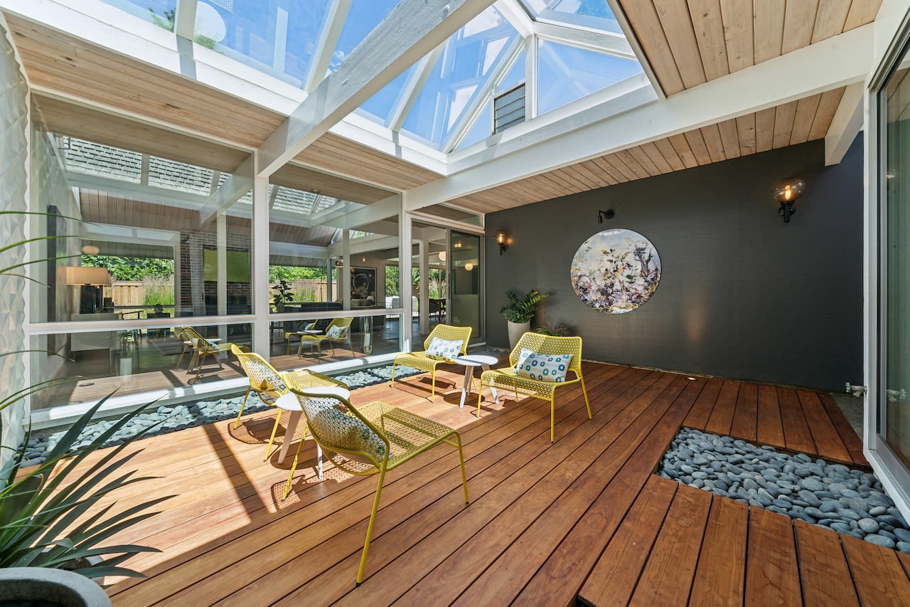 Rummer-built midcentury modern home for sale at $1.2M in Beaverton. See how it looks now