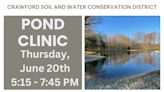 Crawford County pond owners invited to clinic on June 20