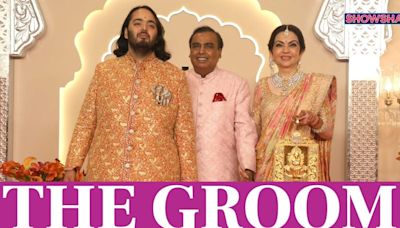 Mukesh Ambani Gently Holds Son Anant Ambani's Hand & Takes Him Inside Venue | Ambani Wedding | WATCH - News18