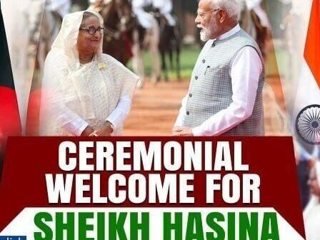 India Welcomes Bangladesh PM Sheikh Hasina | PM Modi Meets Her at Rashtrapati Bhavan | Oneindia News