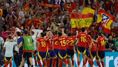 Pantallas gigantes en el norte de Madrid para apoyar a España en la final de la Eurocopa