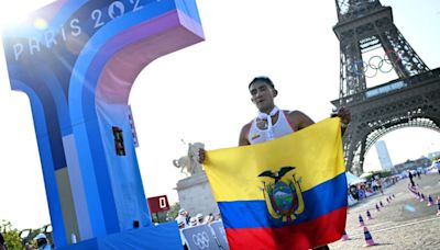 Daniel Pintado gana el oro para Ecuador en marcha de 20 km en los JJ.OO. París 2024; Brasil y España completaron el podio