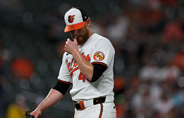 Orioles designate Craig Kimbrel for assignment during brutal second half as Baltimore fights for playoff berth