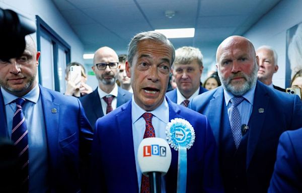 Farage wins first seat as his upstart right wing Reform UK party gains ground