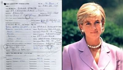 Princess Diana's First-Ever Work Contract Expected to Fetch $10,000 At UK Auction