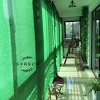 80%綠色遮陽網~(2M×2M)陽台~窗戶~戶外露台，遮陽又不影響光線使用
